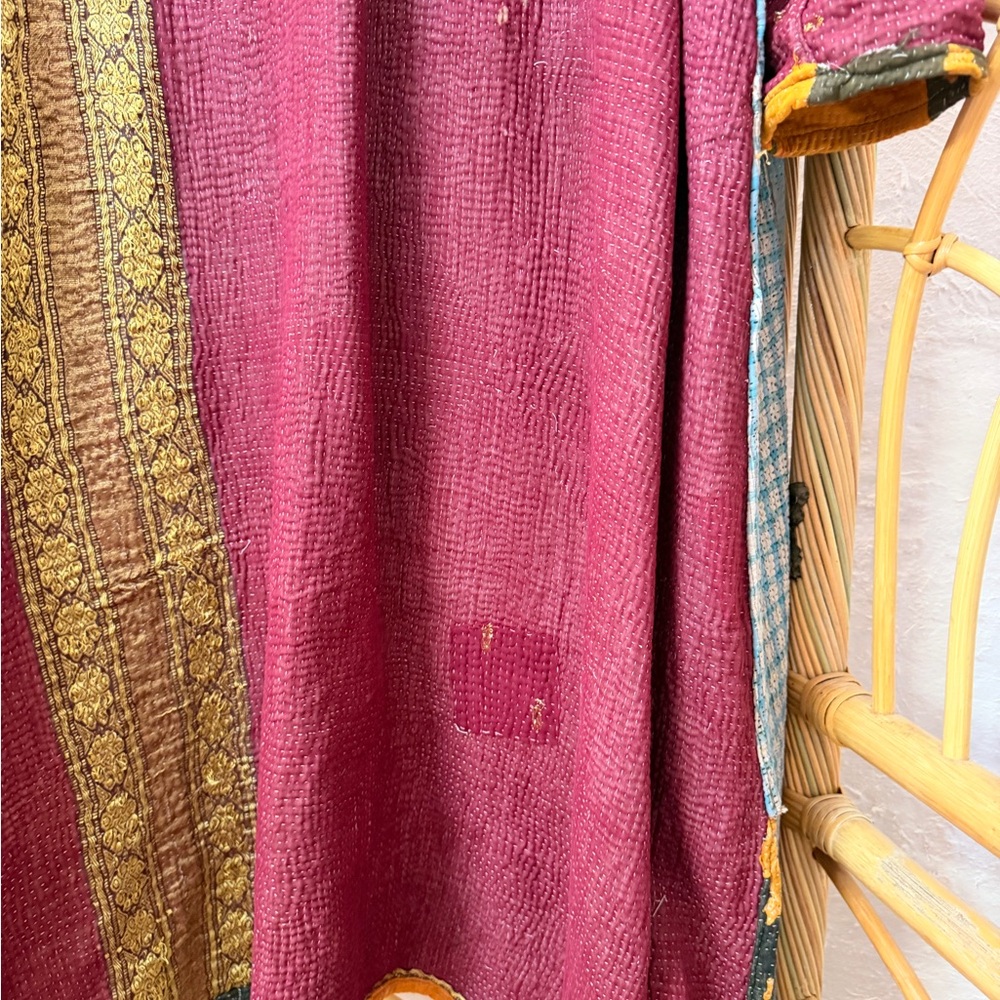 Kantha Bae Rising Sun hooded duster coat - Picture 9 of 9